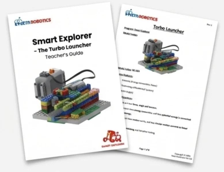 Smart Explorer – The Turbo Launcher Teacher’s Guide, cover and first page